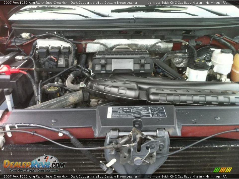 2007 Ford F150 King Ranch SuperCrew 4x4 Dark Copper Metallic / Castano Brown Leather Photo #14