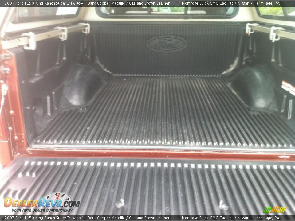2007 Ford F150 King Ranch SuperCrew 4x4 Dark Copper Metallic / Castano Brown Leather Photo #15