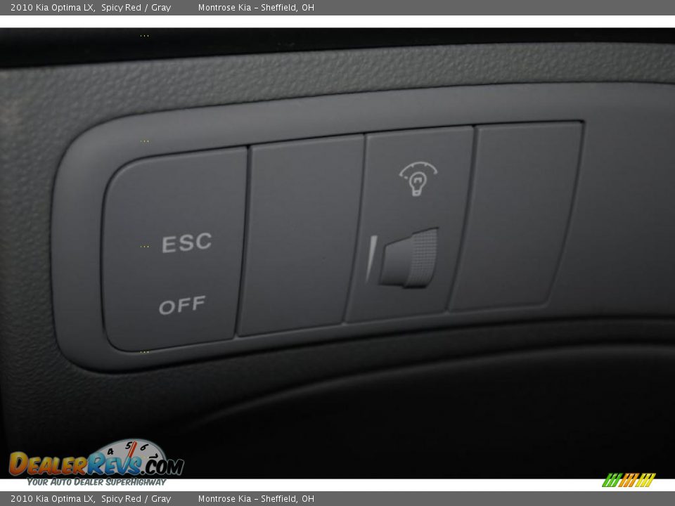 2010 Kia Optima LX Spicy Red / Gray Photo #30