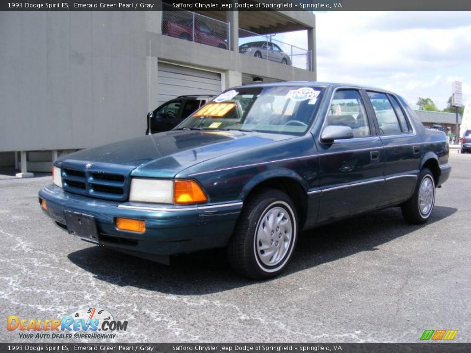 1993 Dodge Spirit ES Emerald Green Pearl / Gray Photo #1