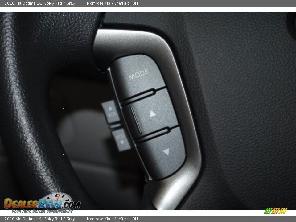 2010 Kia Optima LX Spicy Red / Gray Photo #32