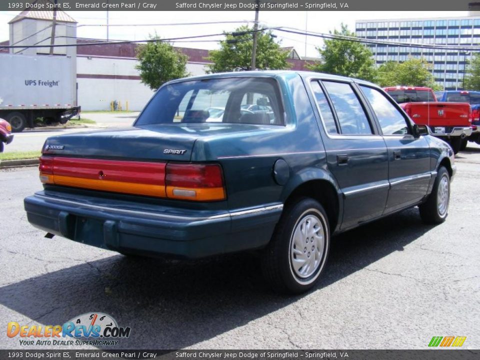 1993 Dodge Spirit Es Emerald Green Pearl Gray Photo 5 Dealerrevs Com