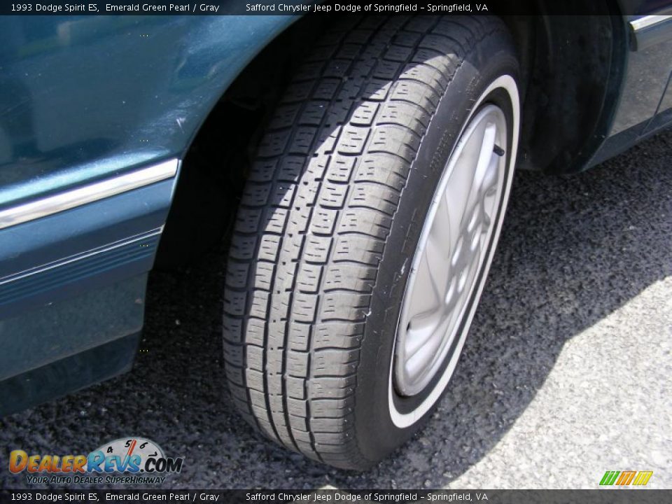 1993 Dodge Spirit ES Emerald Green Pearl / Gray Photo #10