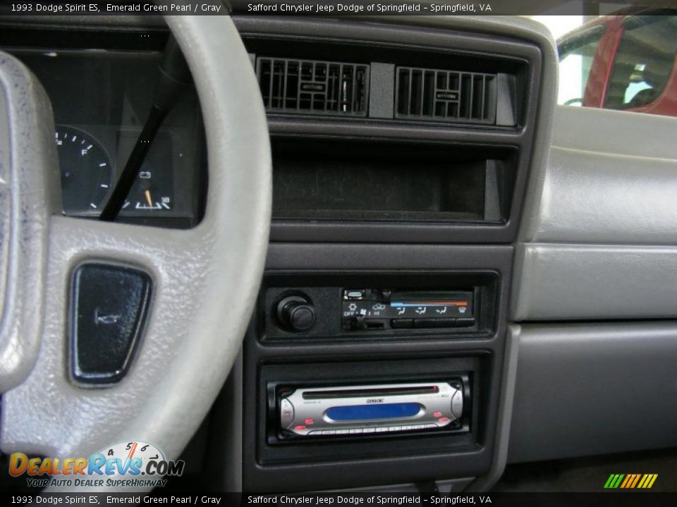 1993 Dodge Spirit ES Emerald Green Pearl / Gray Photo #14