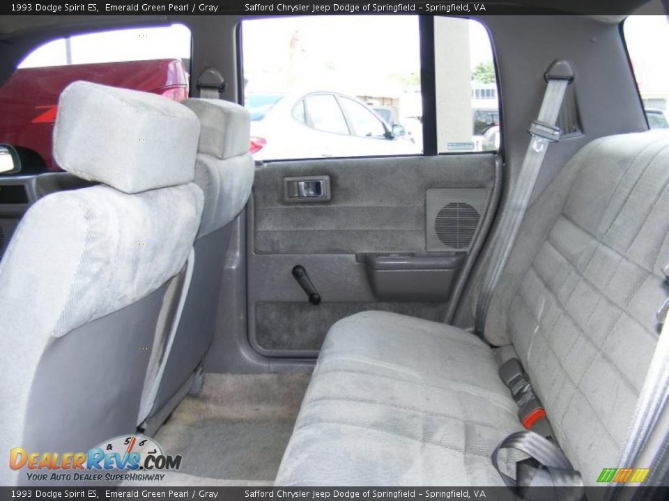 1993 Dodge Spirit ES Emerald Green Pearl / Gray Photo #20