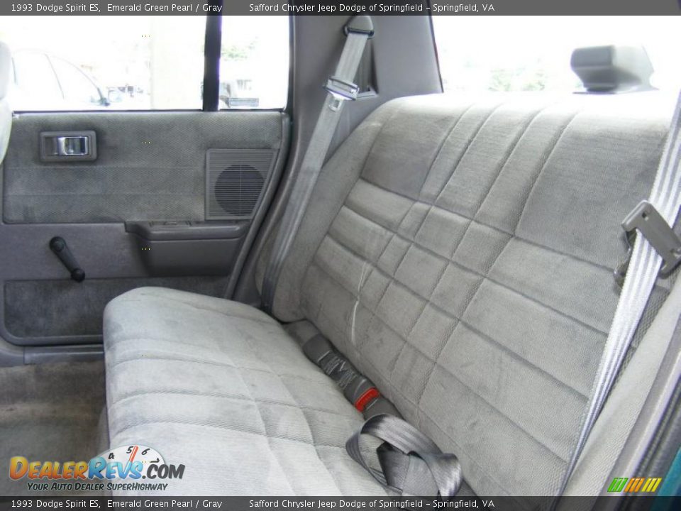 1993 Dodge Spirit ES Emerald Green Pearl / Gray Photo #21