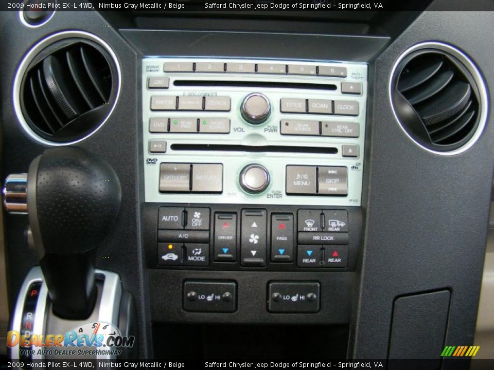 2009 Honda Pilot EX-L 4WD Nimbus Gray Metallic / Beige Photo #15
