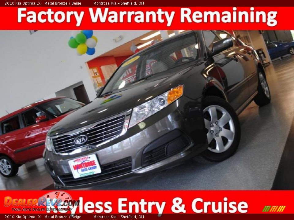 2010 Kia Optima LX Metal Bronze / Beige Photo #1