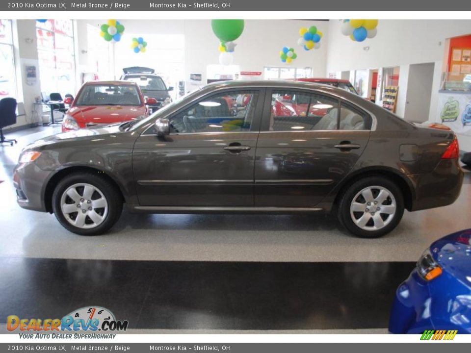2010 Kia Optima LX Metal Bronze / Beige Photo #3