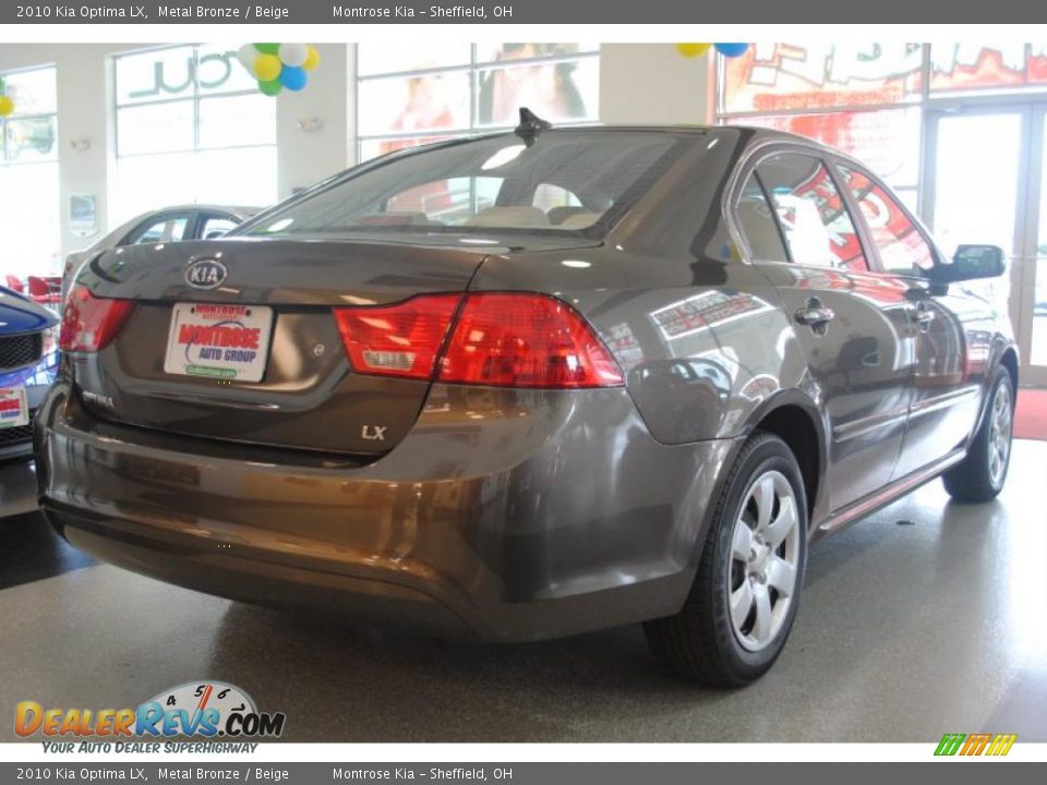 2010 Kia Optima LX Metal Bronze / Beige Photo #7