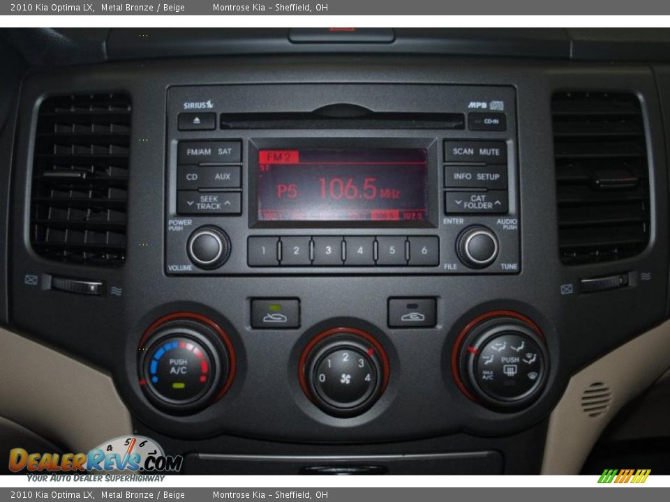 2010 Kia Optima LX Metal Bronze / Beige Photo #33