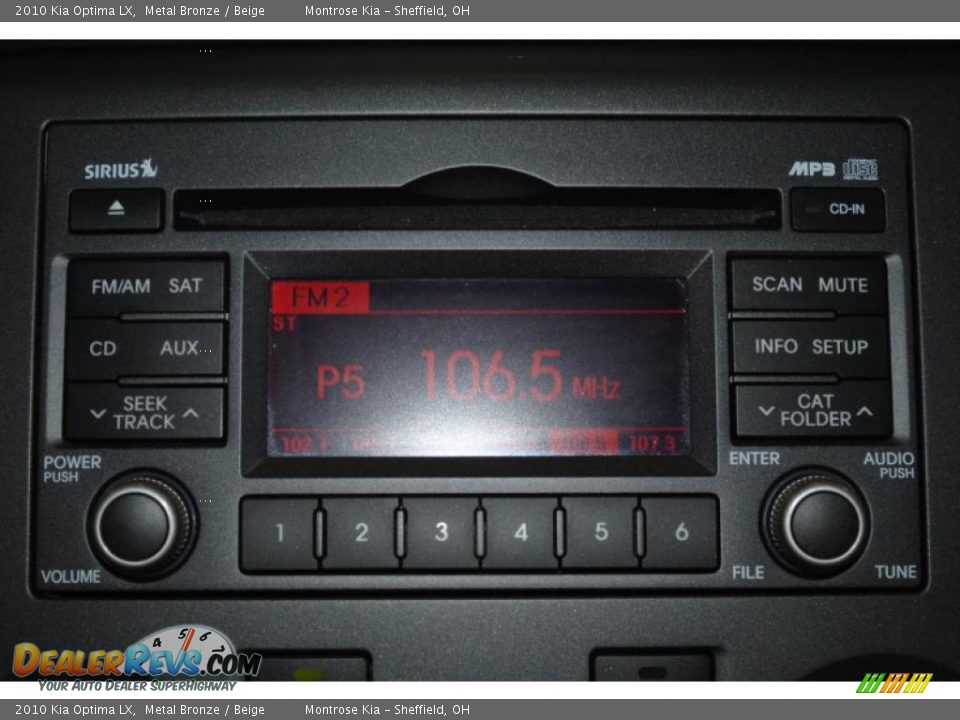 2010 Kia Optima LX Metal Bronze / Beige Photo #34