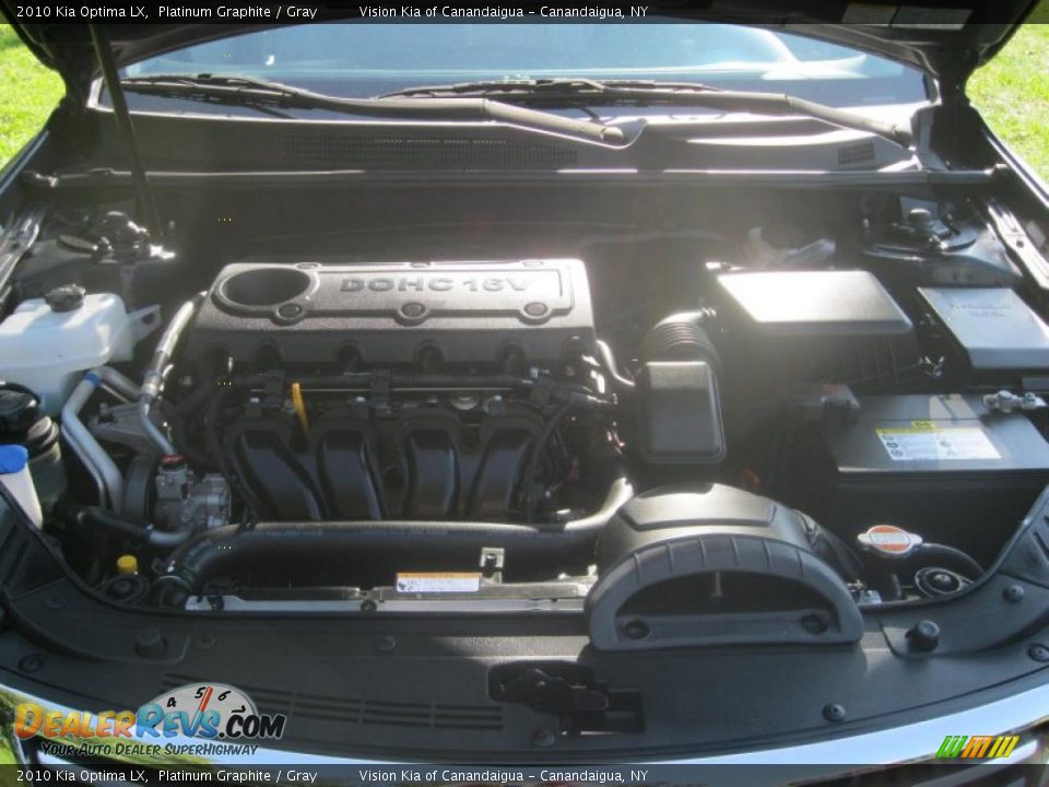 2010 Kia Optima LX Platinum Graphite / Gray Photo #3