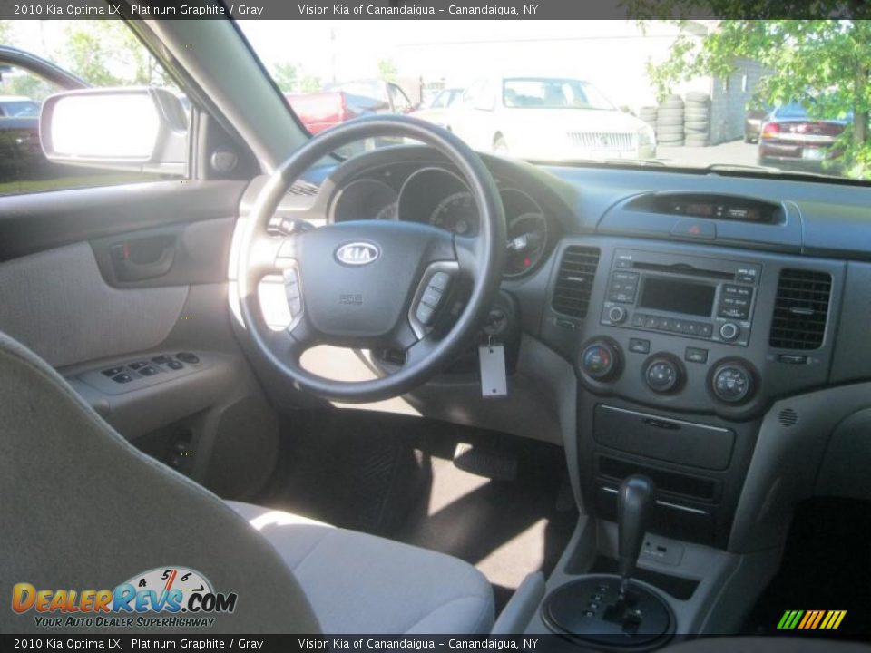 2010 Kia Optima LX Platinum Graphite / Gray Photo #5