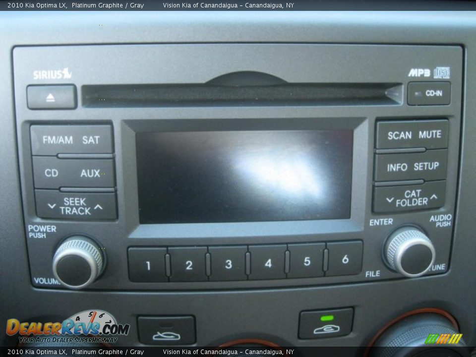 2010 Kia Optima LX Platinum Graphite / Gray Photo #6