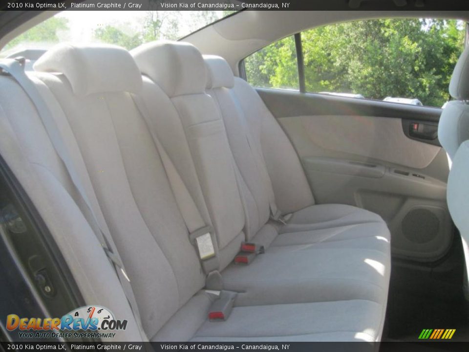 2010 Kia Optima LX Platinum Graphite / Gray Photo #8