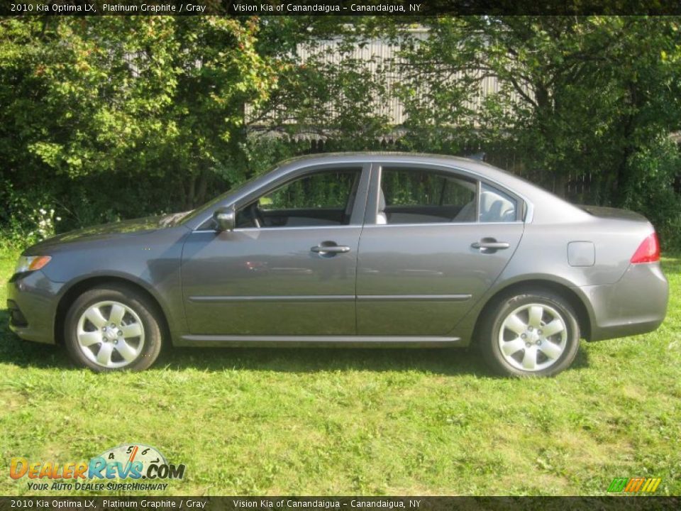 2010 Kia Optima LX Platinum Graphite / Gray Photo #9