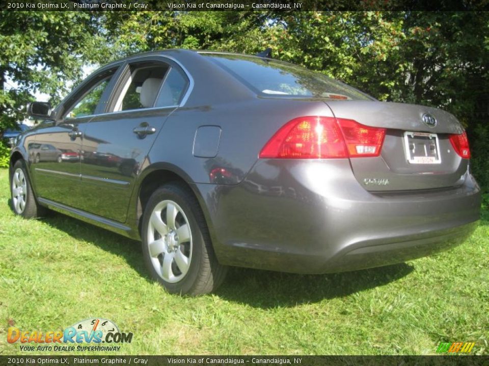 2010 Kia Optima LX Platinum Graphite / Gray Photo #14