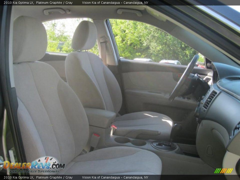 2010 Kia Optima LX Platinum Graphite / Gray Photo #15