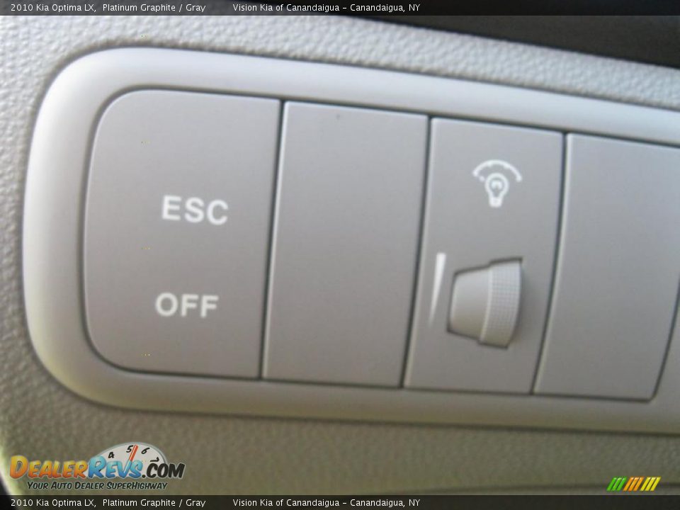 2010 Kia Optima LX Platinum Graphite / Gray Photo #22