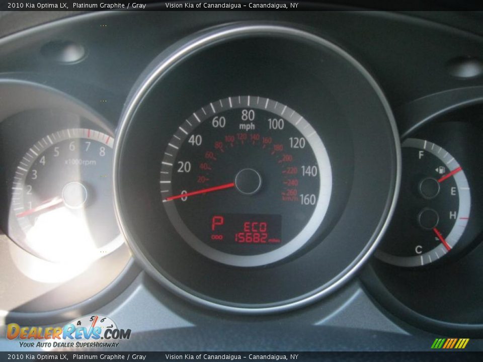 2010 Kia Optima LX Platinum Graphite / Gray Photo #28