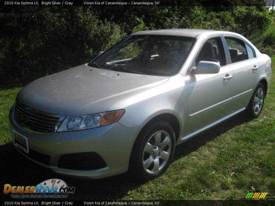 2010 Kia Optima LX Bright Silver / Gray Photo #1