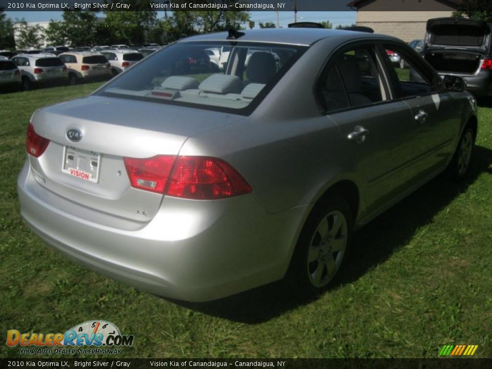 2010 Kia Optima LX Bright Silver / Gray Photo #2