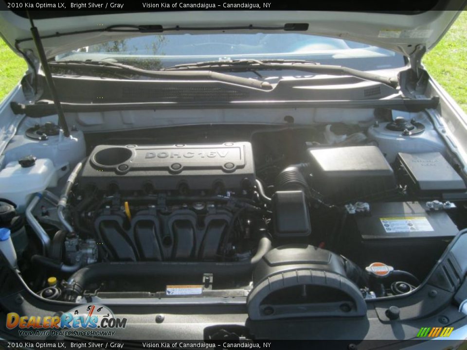 2010 Kia Optima LX Bright Silver / Gray Photo #5