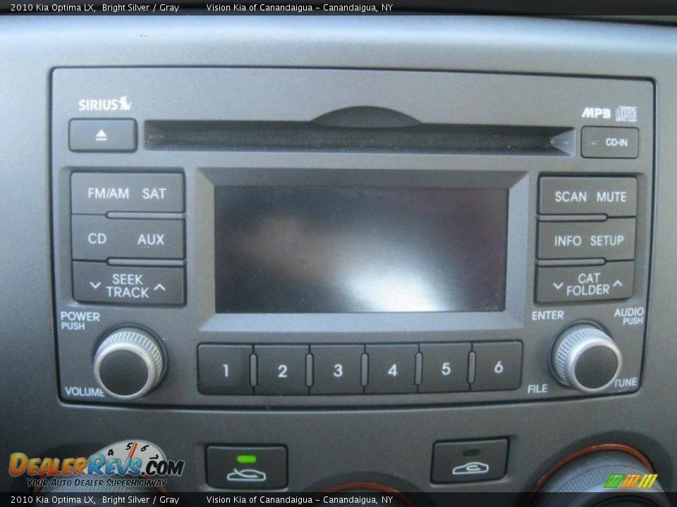 2010 Kia Optima LX Bright Silver / Gray Photo #7