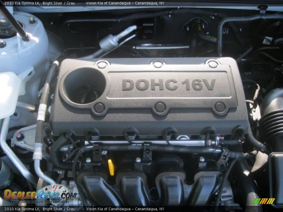 2010 Kia Optima LX Bright Silver / Gray Photo #11
