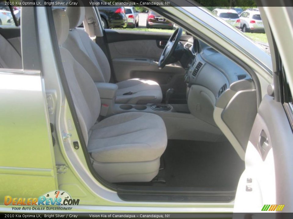 2010 Kia Optima LX Bright Silver / Gray Photo #18