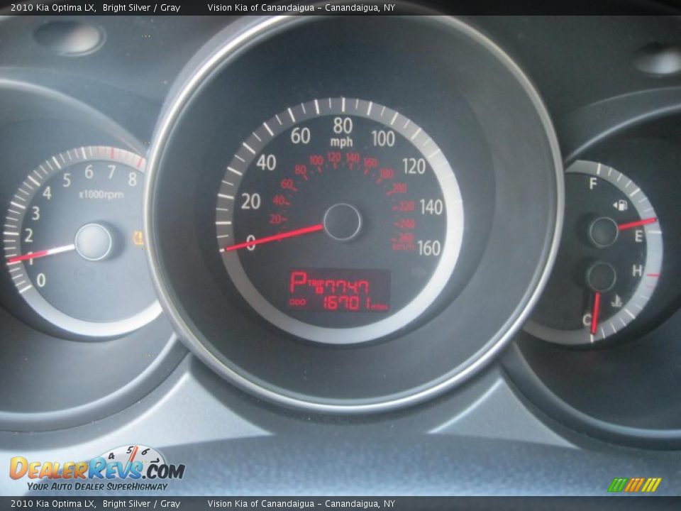 2010 Kia Optima LX Bright Silver / Gray Photo #27