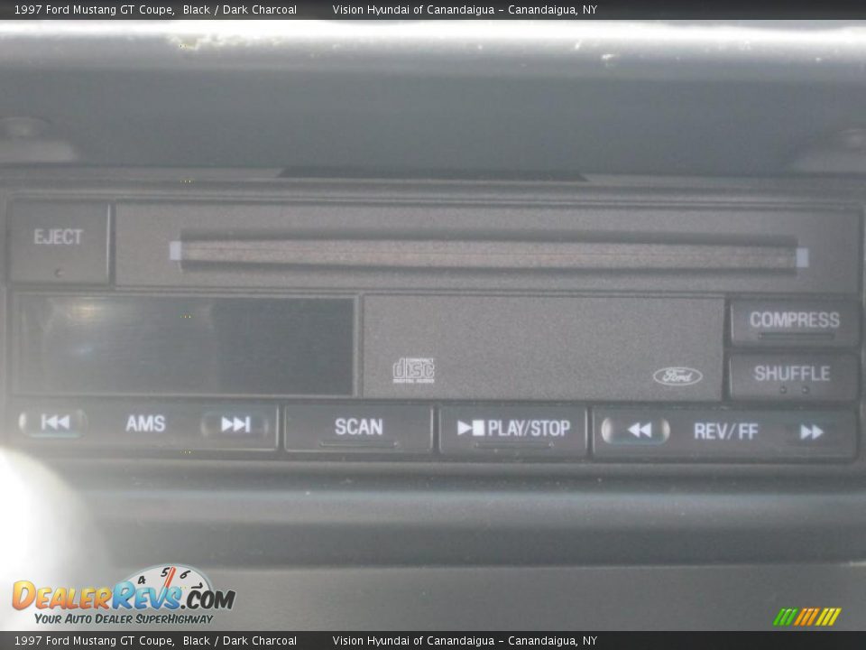 1997 Ford Mustang GT Coupe Black / Dark Charcoal Photo #8