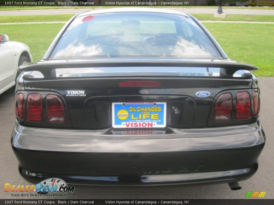 1997 Ford Mustang GT Coupe Black / Dark Charcoal Photo #19