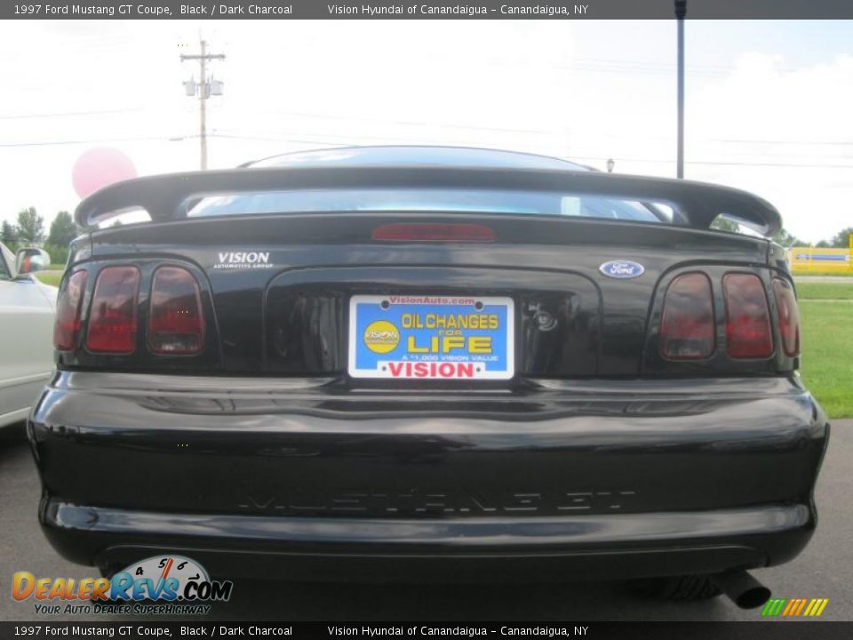 1997 Ford Mustang GT Coupe Black / Dark Charcoal Photo #20