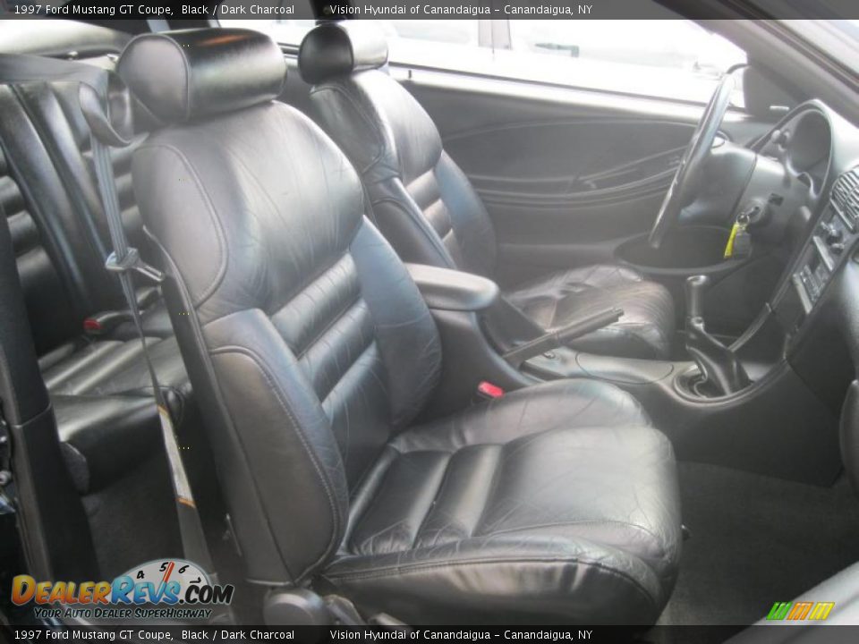 1997 Ford Mustang GT Coupe Black / Dark Charcoal Photo #24