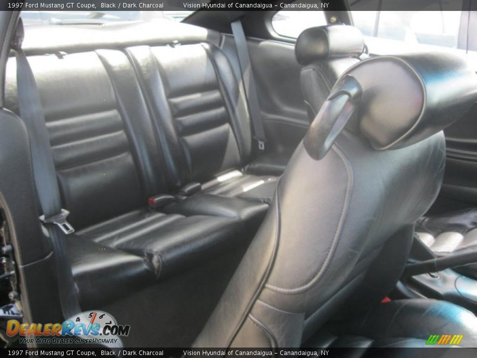 1997 Ford Mustang GT Coupe Black / Dark Charcoal Photo #29