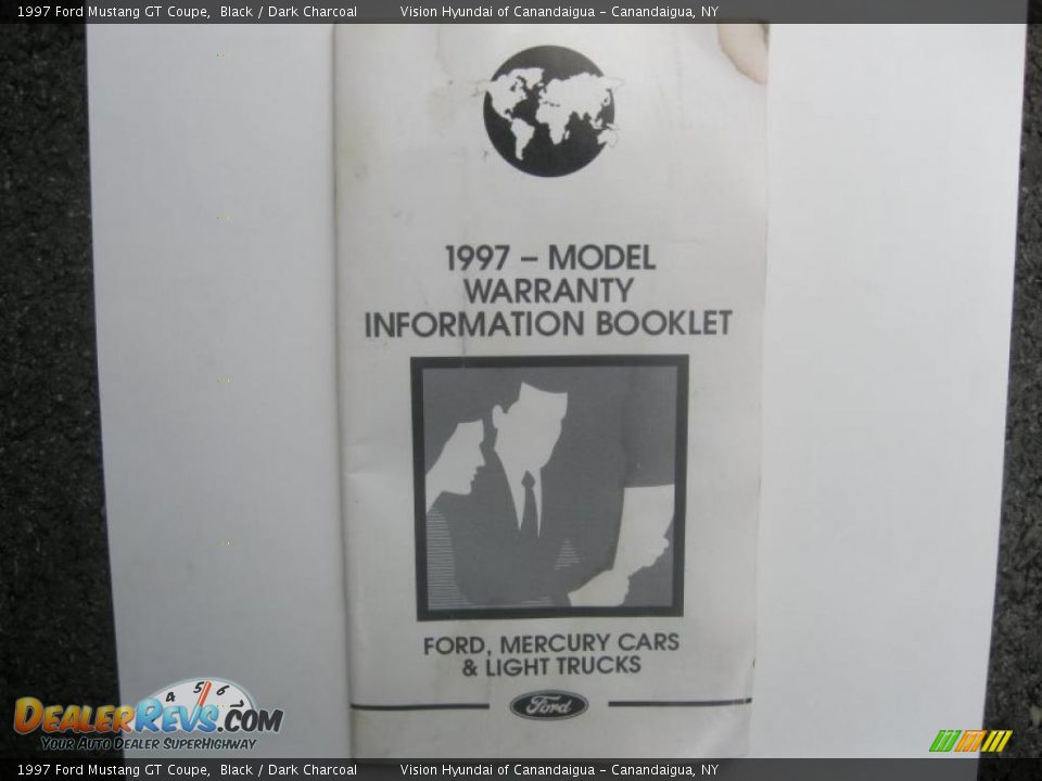 1997 Ford Mustang GT Coupe Black / Dark Charcoal Photo #36