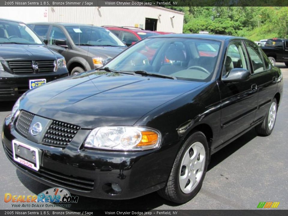 2005 Nissan Sentra 1.8 S Bronze Shimmer / Sage Photo #1