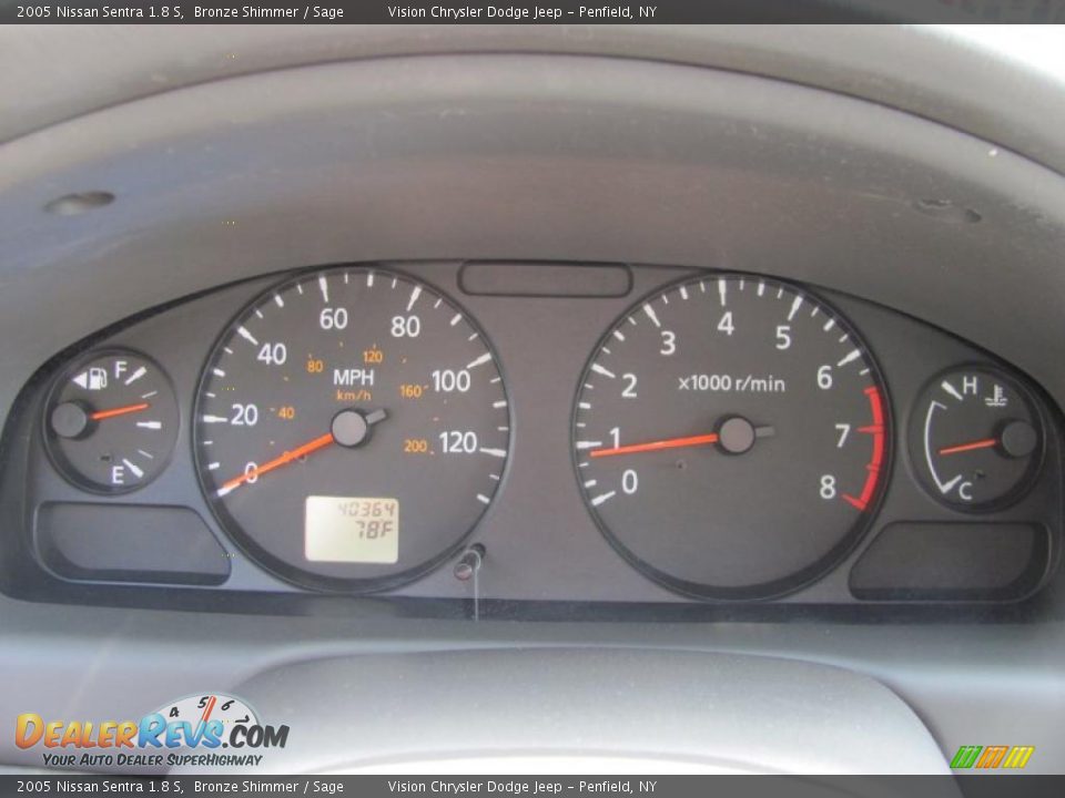 2005 Nissan Sentra 1.8 S Bronze Shimmer / Sage Photo #3