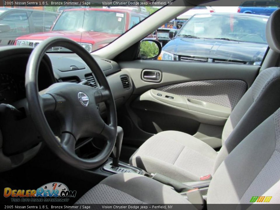 2005 Nissan Sentra 1.8 S Bronze Shimmer / Sage Photo #23