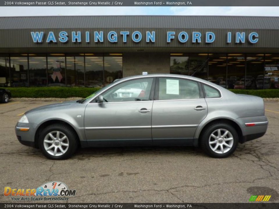 2004 Volkswagen Passat GLS Sedan Stonehenge Grey Metallic / Grey Photo #1