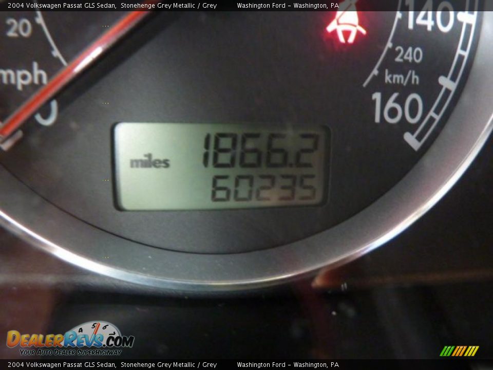2004 Volkswagen Passat GLS Sedan Stonehenge Grey Metallic / Grey Photo #20