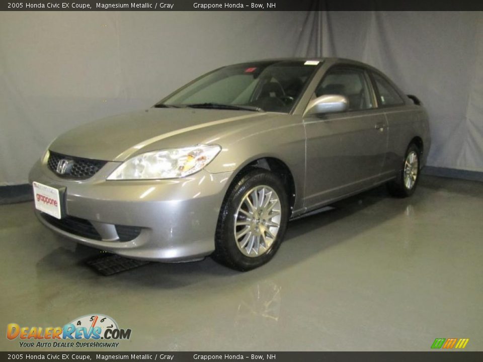2005 Honda Civic EX Coupe Magnesium Metallic / Gray Photo #1