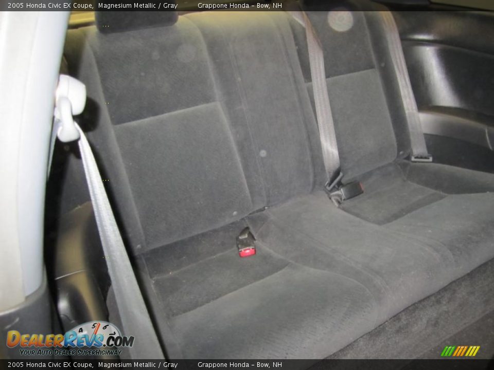 2005 Honda Civic EX Coupe Magnesium Metallic / Gray Photo #8