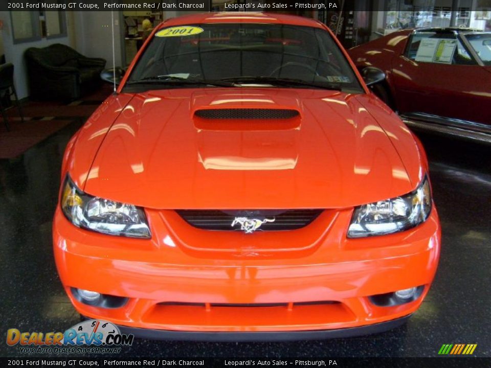 2001 Ford Mustang GT Coupe Performance Red / Dark Charcoal Photo #2