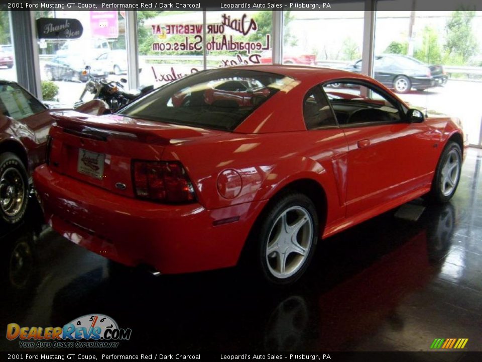 2001 Ford Mustang GT Coupe Performance Red / Dark Charcoal Photo #5