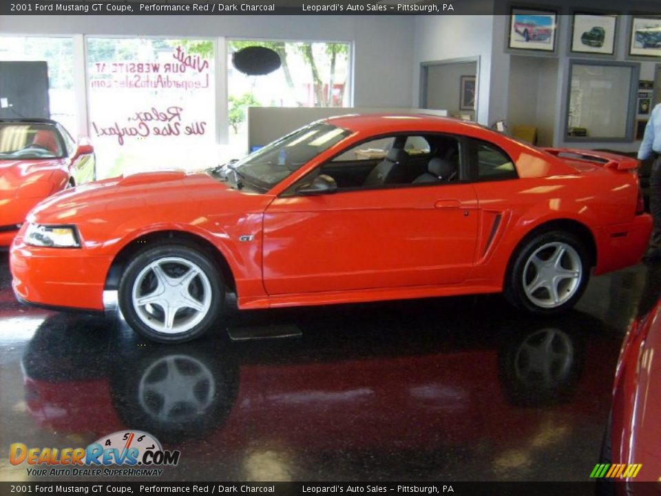 2001 Ford Mustang GT Coupe Performance Red / Dark Charcoal Photo #8