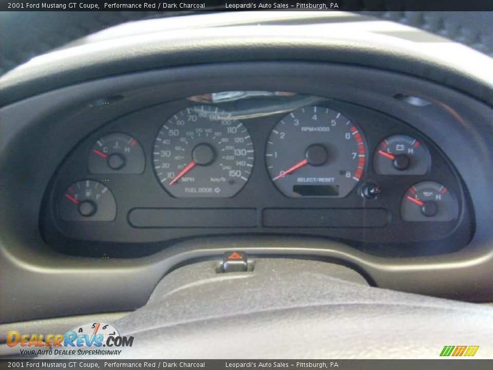 2001 Ford Mustang GT Coupe Performance Red / Dark Charcoal Photo #24