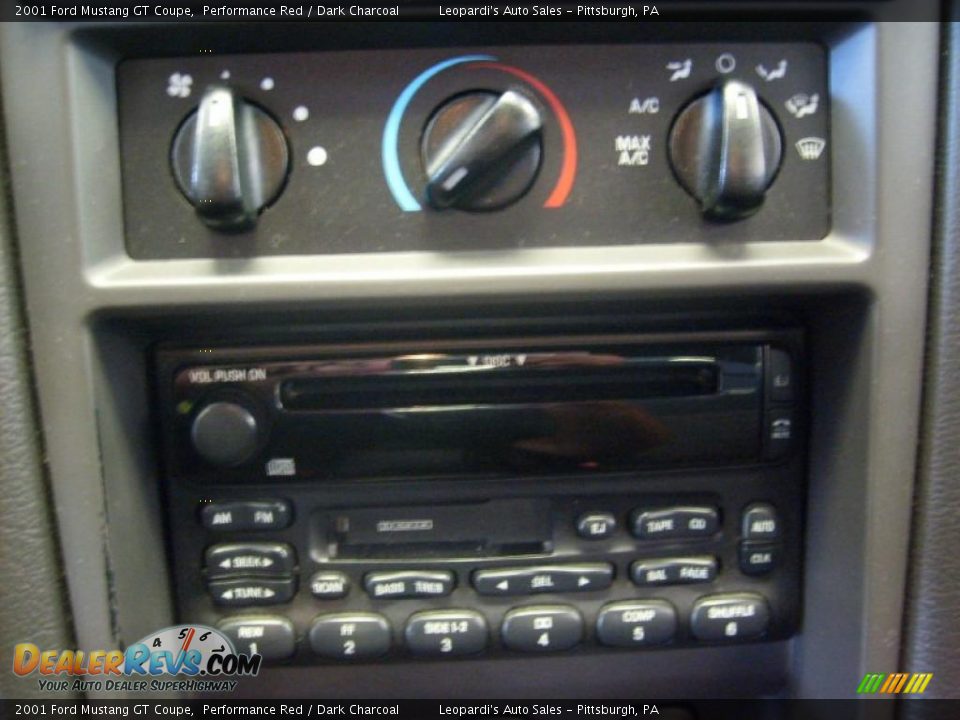 2001 Ford Mustang GT Coupe Performance Red / Dark Charcoal Photo #25